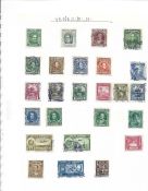 Assorted stamp collection on 14 loose album pages. Includes Venezuela, Uruguay, Vatican and more.