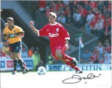 Football Jason McAteer signed Liverpool 10x8 colour photo. Good condition. All autographs come