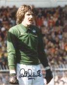 Football Phil Parkes signed 10x8 West Ham United colour photo. Philip Benjamin Neil Frederick Parkes