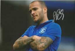 Football Sandro Ramírez signed 12x8 Everton colour photo. Sandro Ramírez Castillo (born 9 July