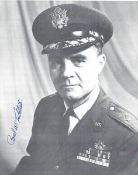 Enola Gay pilot. Paul Tibbets signed 10x8 black and white photograph. Tibbets Jr. (23 February