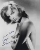 Actor, Angie Dickinson signed 10x8 black and white photograph. Dickinson (born September 30, 1931)