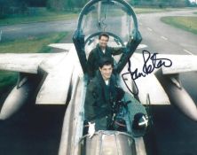RAF pilot, John Peters signed 10x8 colour photograph. Peters (born 1961) is a former pilot of the