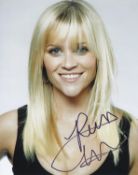 Actor, Reese Witherspoon signed 10x8 colour photograph. Witherspoon (born March 22, 1976) is an
