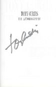 Tony Curtis signed hardback book titled The Autobiography. This lovely hardback book is in mint