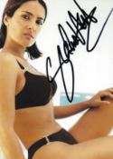 Actor, Salma Hayek signed 6x4 colour photograph. Hayek (September 2, 1966) is a Mexican and American