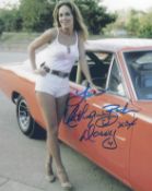 Actor, Catherine Bach signed 10x8 colour photograph. Bach (born Catherine Bachman; March 1, 1954) is