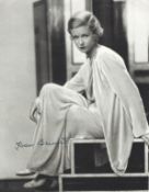 Actor, Joan Bennett signed 10x8 black and white photograph. Bennett (February 27, 1910 - December 7,