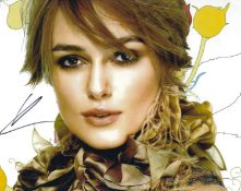 Actor, Keira Knightley signed 10x8 colour photograph. Knightley, born 26 March 1985) is an English