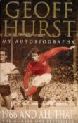 Football Legend Sir Geoff Hurst Personally Signed Paperback Book Titled 'Geoff Hurst- My
