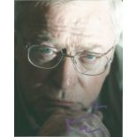 Michael Caine signed 10x8 colour photograph signed in purple metallic marker. Caine CBE (born