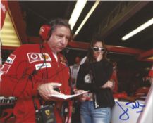 Michelle Yeoh and Jean Todt signed 10x8 colour photograph. In 2004, the actor Yeoh started dating