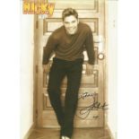 Ricky Martin signed 12x8 colourised photo. Puerto Rican singer, songwriter and actor who is known as