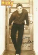 Ricky Martin signed 12x8 colourised photo. Puerto Rican singer, songwriter and actor who is known as