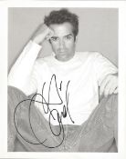 Illusionist, David Copperfield signed 10x8 black and white photograph. Copperfield, is an American