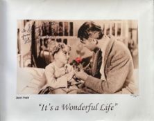 Actress Karolyn Grimes (Zuzu Bailey) Personally Signed 'It's a Wonderful Life' Colourised Movie