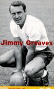 Football Legend Jimmy Greaves Personally Signed 'Jimmy Greaves' Paperback Book by Matt Allen. Signed
