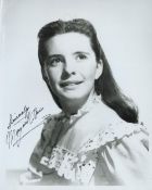 Margaret O'Brien signed 10x8 black and white photo. Margaret O'Brien (born Maxine O'Brien and also