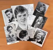 Actors collection of 21 signed photographs from stars and TV icons across the years including Robert