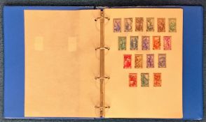 Italy used Stamps in a Binder with approx 500 Stamps with a good range of Stamps from Vintage