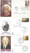 Nobel Prize winners signed commemorative covers collection featuring a total of 8 FDCs each with a