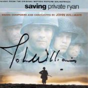 John Williams signed Saving Private Ryan soundtrack CD sleeve disc included. John Towner Williams (