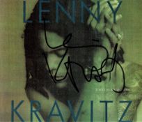 Lenny Kravitz signed Stand By My Woman CD Sleeve disc included. Leonard Albert Kravitz (born May 26,