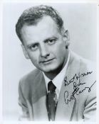 Art Carney two signed 10x8 vintage black and white photos. Arthur William Matthew Carney (November