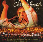 Chris De Burgh signed High on Emotion live from Dublin CD sleeve disc included. Christopher John