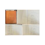 King George V and Japanese Military signed Alfred Herbert Ltd, Coventry Visitors Book. Leather