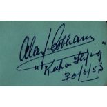Small autograph book. Contains signatures of Guy Middleton, Alan Cobham, Thomas White, Joan
