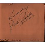 Assorted autograph book. Some of signatures included are Cyril Stapleton, Jack Radcliffe, Kenneth