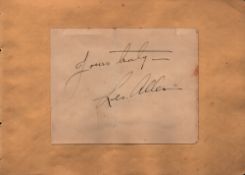 Autograph book containing 25+ signatures. Amongst the signatures are Ralph Lynn, Don Carlos, Les