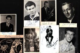 Music signed 6x4 black and white photo collection. 25+ items. Amongst the signatures are Bob Danvers
