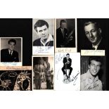 Music signed 6x4 black and white photo collection. 25+ items. Amongst the signatures are Bob Danvers