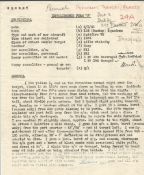 P/O Herbert James Lempriere Hallowes signed Original World War II personal combat report form