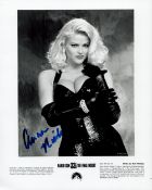 Anna Nichole Smith (1967 2007), a signed 10x8 press promo photo from the 1994 film, Naked Gun: The
