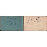 Autograph book. 1950/60's music and entertainment signatures. Amongst the signatures are Bill