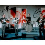Searchers 10x8 colour photo signed by group members John McNally and Frank Allen. Good condition.