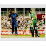 Jimmy Anderson signed 10x8 colour photo. James Michael Anderson OBE (born 30 July 1982) is an