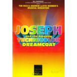 Joseph and The Amazing Technicolour Dreamcoat multi-signed theatre programme. Signed by Glen Drake