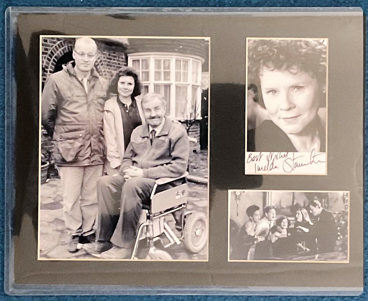 Imelda Staunton 14x11 overall mounted signature piece includes signed black and white photo and