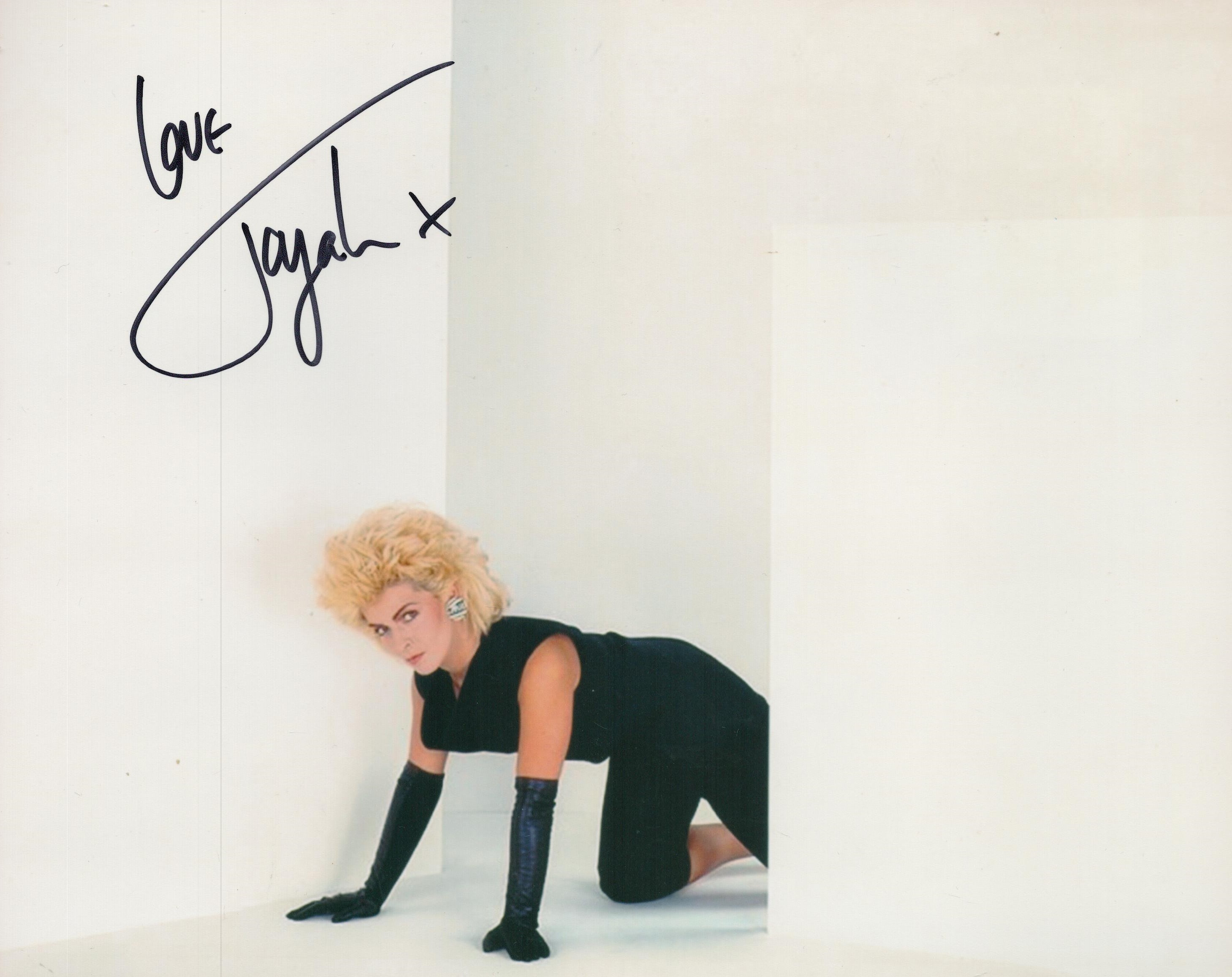 Toyah Wilcox signed 10x8 colour photo. English musician, actress, and TV presenter. In a career