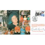 Charles Kennedy signed flown FDC commemorating the Queen Mothers Century Year, 2000 with postmark