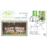 Cricket Geoffrey Boycott signed 120 Years of County Cricket The Australian Tour 1993 FDC PM The