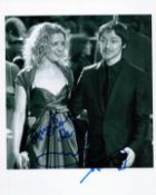 Anne Marie Duff and James McAvoy signed 10x8 black and white photo. Anne-Marie Duff (born 8