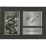 WWE, Legion of Doom, 11x8 matted printed signature piece. This beautifully presented piece