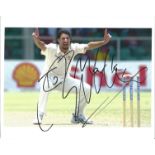 Cricket Jason Gillespie signed 10x8 Australia colour photo. Jason Neil Gillespie (born 19 April