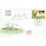 Cricket Geoffrey Boycott signed Leaders of the World cricket FDC PM 9 Aug 1984 Nukulaelae Tuvalu.