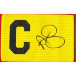 Football Ashley Williams signed Captains armband. Ashley Errol Williams, born 23 August 1984, is a